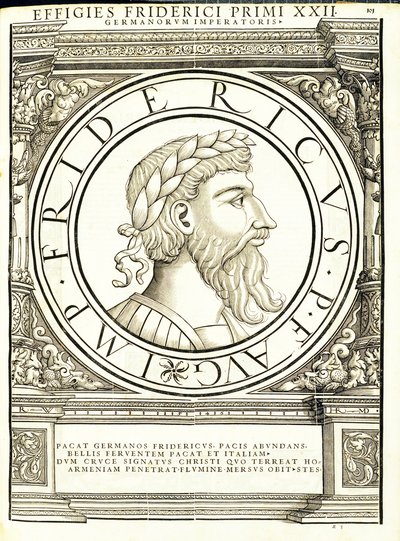 Fridericus I, Illustration aus 